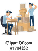 Mailman Clipart #1704832 by Vector Tradition SM