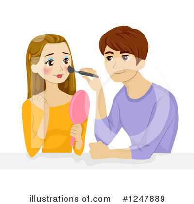 Royalty-Free (RF) Makeup Clipart Illustration by BNP Design Studio - Stock Sample #1247889