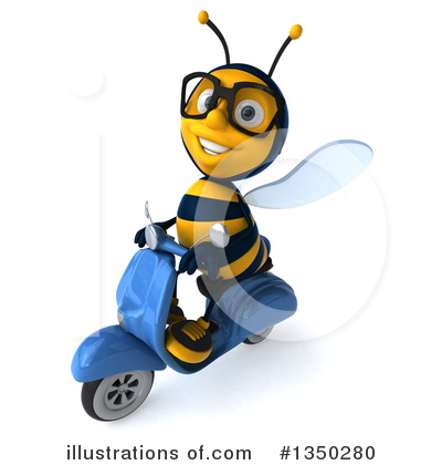 Male Bee Clipart #1350280 by Julos