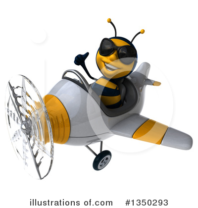 Male Bee Clipart #1350293 by Julos