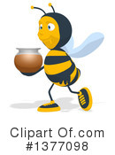 Male Bee Clipart #1377098 by Julos