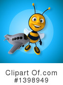 Male Bee Clipart #1398949 by Julos