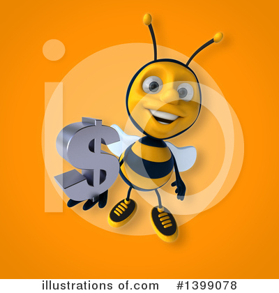 Royalty-Free (RF) Male Bee Clipart Illustration by Julos - Stock Sample #1399078