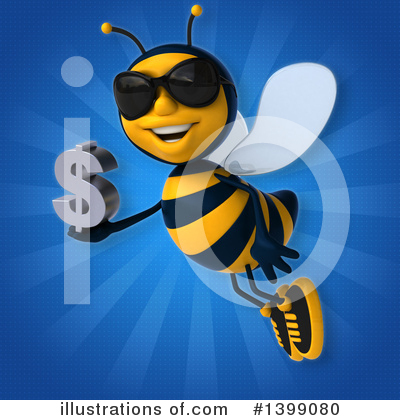 Royalty-Free (RF) Male Bee Clipart Illustration by Julos - Stock Sample #1399080