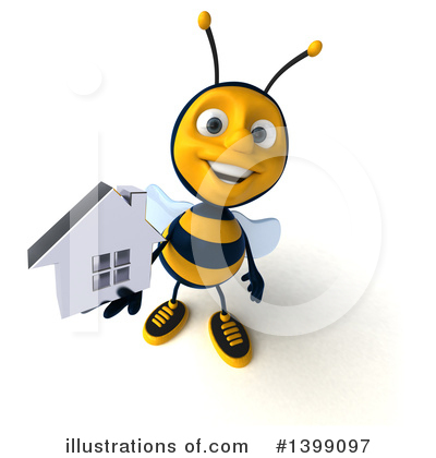 Royalty-Free (RF) Male Bee Clipart Illustration by Julos - Stock Sample #1399097