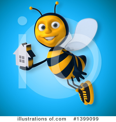 Royalty-Free (RF) Male Bee Clipart Illustration by Julos - Stock Sample #1399099