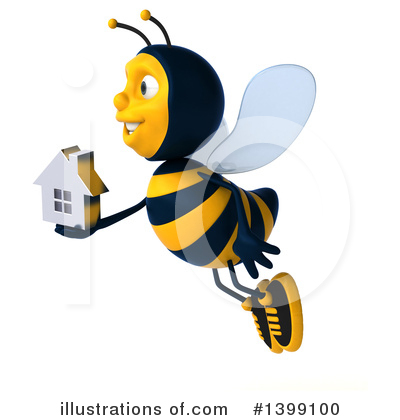 Royalty-Free (RF) Male Bee Clipart Illustration by Julos - Stock Sample #1399100