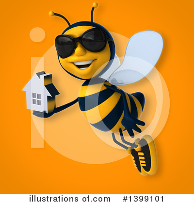 Royalty-Free (RF) Male Bee Clipart Illustration by Julos - Stock Sample #1399101