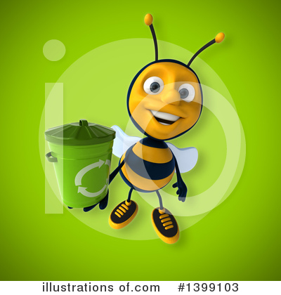 Royalty-Free (RF) Male Bee Clipart Illustration by Julos - Stock Sample #1399103