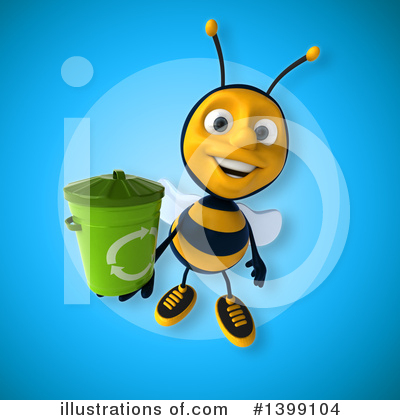 Royalty-Free (RF) Male Bee Clipart Illustration by Julos - Stock Sample #1399104