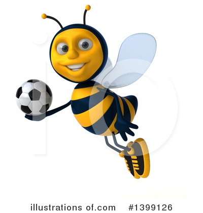 Royalty-Free (RF) Male Bee Clipart Illustration by Julos - Stock Sample #1399126