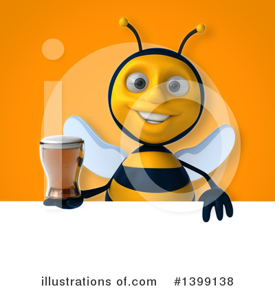 Royalty-Free (RF) Male Bee Clipart Illustration by Julos - Stock Sample #1399138