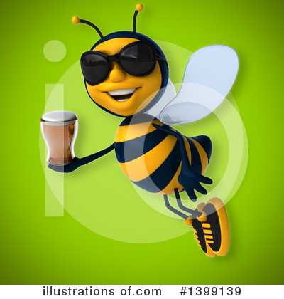 Royalty-Free (RF) Male Bee Clipart Illustration by Julos - Stock Sample #1399139