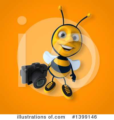 Royalty-Free (RF) Male Bee Clipart Illustration by Julos - Stock Sample #1399146