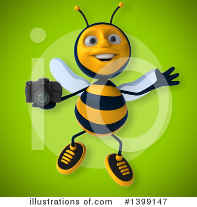 Royalty-Free (RF) Male Bee Clipart Illustration by Julos - Stock Sample #1399147