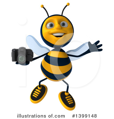 Royalty-Free (RF) Male Bee Clipart Illustration by Julos - Stock Sample #1399148