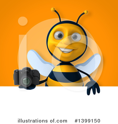 Royalty-Free (RF) Male Bee Clipart Illustration by Julos - Stock Sample #1399150