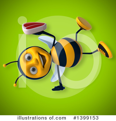Royalty-Free (RF) Male Bee Clipart Illustration by Julos - Stock Sample #1399153