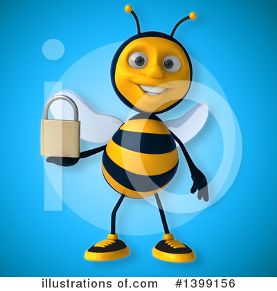 Royalty-Free (RF) Male Bee Clipart Illustration by Julos - Stock Sample #1399156