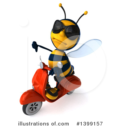 Royalty-Free (RF) Male Bee Clipart Illustration by Julos - Stock Sample #1399157