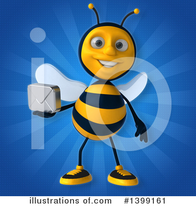 Royalty-Free (RF) Male Bee Clipart Illustration by Julos - Stock Sample #1399161