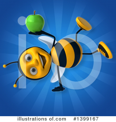 Royalty-Free (RF) Male Bee Clipart Illustration by Julos - Stock Sample #1399167
