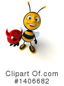 Male Bee Clipart #1406682 by Julos