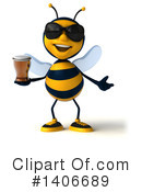 Male Bee Clipart #1406689 by Julos