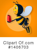 Male Bee Clipart #1406703 by Julos