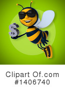 Male Bee Clipart #1406740 by Julos