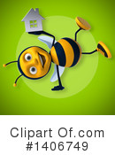 Male Bee Clipart #1406749 by Julos