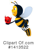 Male Bee Clipart #1413522 by Julos
