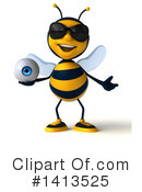 Male Bee Clipart #1413525 by Julos