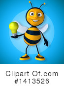 Male Bee Clipart #1413526 by Julos