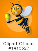 Male Bee Clipart #1413527 by Julos