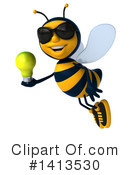 Male Bee Clipart #1413530 by Julos