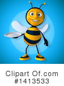 Male Bee Clipart #1413533 by Julos