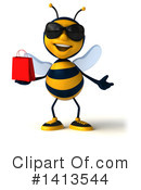 Male Bee Clipart #1413544 by Julos