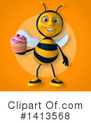 Male Bee Clipart #1413568 by Julos