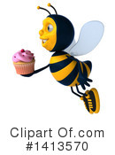 Male Bee Clipart #1413570 by Julos