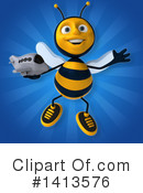 Male Bee Clipart #1413576 by Julos