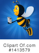 Male Bee Clipart #1413579 by Julos