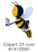 Male Bee Clipart #1413580 by Julos