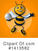 Male Bee Clipart #1413582 by Julos