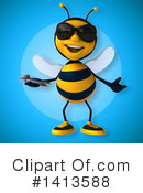 Male Bee Clipart #1413588 by Julos