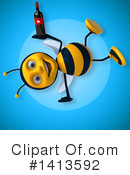 Male Bee Clipart #1413592 by Julos