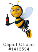 Male Bee Clipart #1413594 by Julos