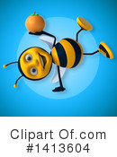 Male Bee Clipart #1413604 by Julos