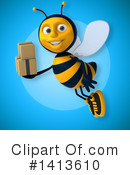Male Bee Clipart #1413610 by Julos