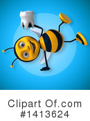 Male Bee Clipart #1413624 by Julos